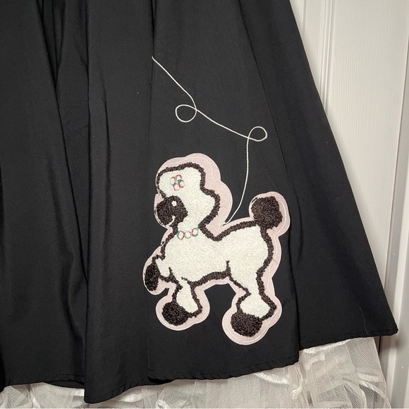 VINTAGE Poodle Skirt Women’s Medium Cruisin USA 90s Pin Up Style 50s 60s Retro - Picture 2 of 9